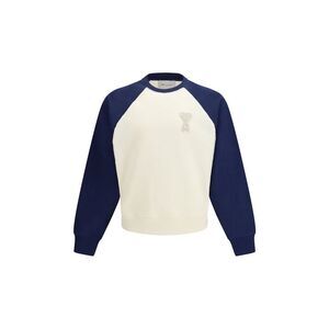 Ami Paris White Cotton Men's Sweatshirt